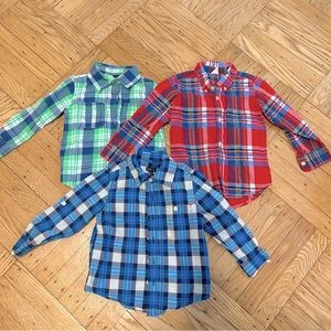 Gap button down shirt for boy 3T bundle